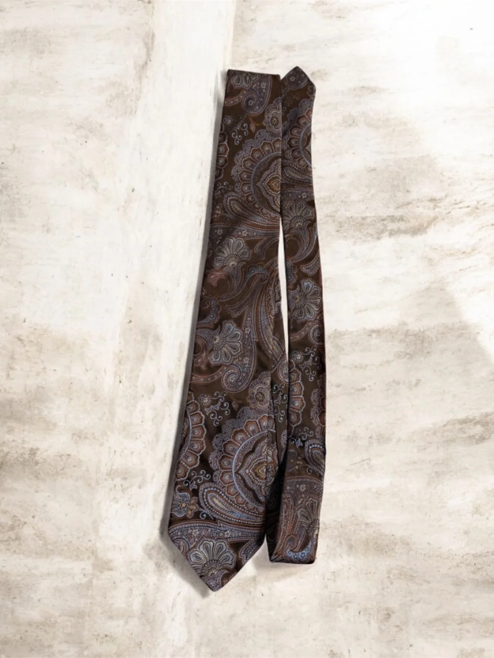 John W. Nordstrom 100% Silk Paisley Tie Made in USA